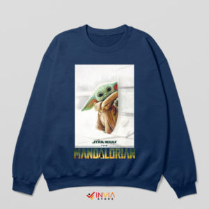 Mandalorian Masterpiece Grogu Navy Sweatshirt