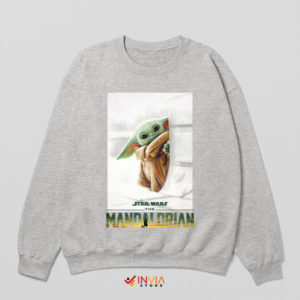 Mandalorian Masterpiece Grogu Sport Grey Sweatshirt