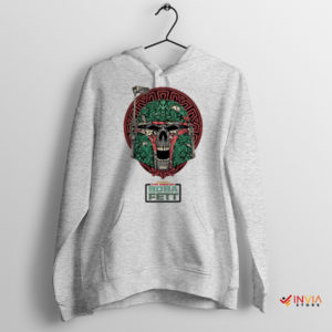 Mandalorian Skull Face Boba Fett Sport Grey Hoodie