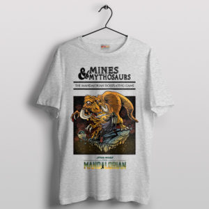 Mando The Force of Mythosaur in DnD Sport Grey T-Shirt