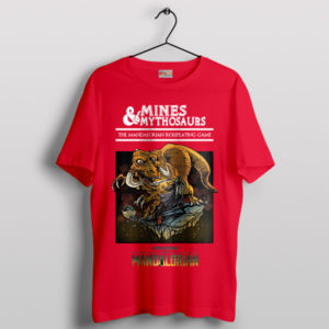 Mando The Force of Mythosaur in DnD T-Shirt