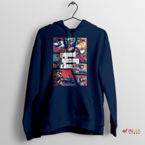 Mario Kart Live Grand Theft Auto Navy Hoodie