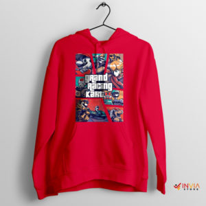 Mario Kart Live Grand Theft Auto Red Hoodie