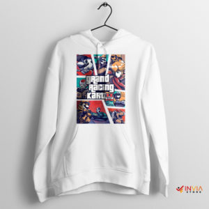 Mario Kart Live Grand Theft Auto White Hoodie