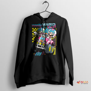 Mario Kart Super Circuit Graphic Black Hoodie