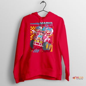 Mario Kart Super Circuit Graphic Red Hoodie