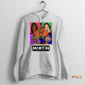 Martin Lawrence Magic Vintage Sitcom Sport Grey Hoodie