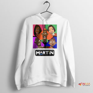 Martin Lawrence Magic Vintage Sitcom White Hoodie