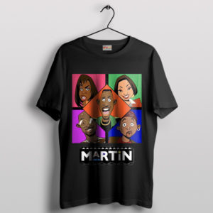 Martin Show Nostalgia Classic Sitcom Black T-Shirt