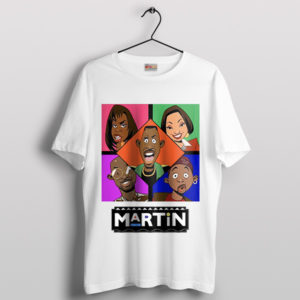 Martin Show Nostalgia Classic Sitcom White T-Shirt