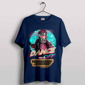 Marvel Merch Star Lord Dance Off Navy T-Shirt