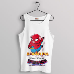 Marvel Spiderpig Spider Verse White Tank Top