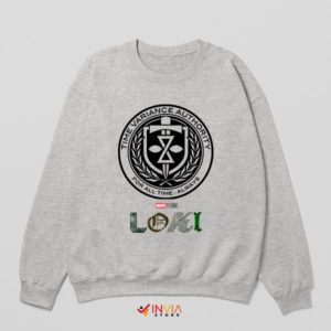 Marvel TVA Loki Timekeeper Emblem Sport Grey Sweatshirt