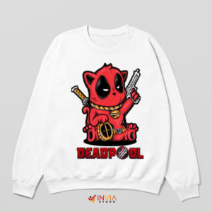 Marvel Universe Cat Deadpool 3 Sweatshirt