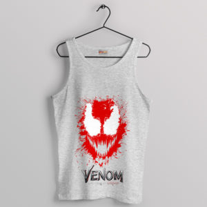 Marvel Venom Bite off Head Sport Grey Tank Top