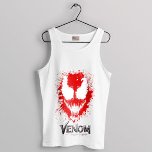 Marvel Venom Bite off Head White Tank Top