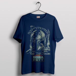 Master of the Hunt Boba Fett Book Navy T-Shirt