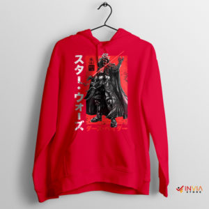 Master of the Lightsaber Vader Samurai Red Hoodie