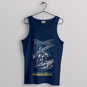 Master the Darksaber Star Wars Navy Tank Top