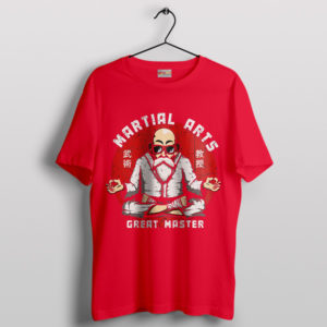 Mastering the Art Turtle Roshi Red T-Shirt