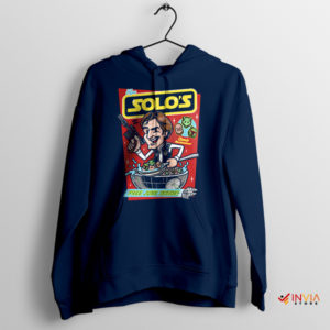 May the Crunch Be with You Han Solo Navy Hoodie