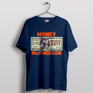 Mcpherson Kicker Who Dey Bengals Navy T-Shirt