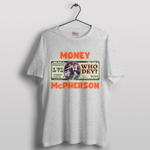 Mcpherson Kicker Who Dey Bengals Sport Grey T-Shirt