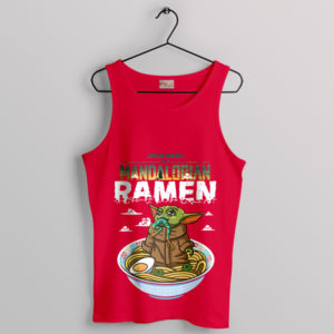 Meme Baby Yoda Maruchan Ramen Red Tank Top