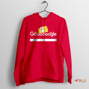 Meme Bart Cartoon Bard AI Google Red Hoodie