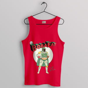 Meme Boba Fat Bounty Hunter Red Tank Top