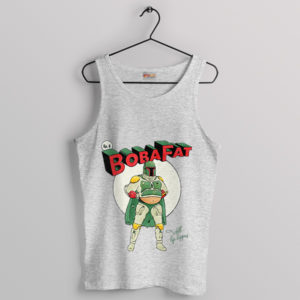 Meme Boba Fat Bounty Hunter Sport Grey Tank Top