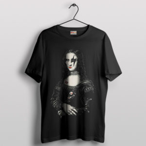 Meme Face Mona Lisa Kiss Band T-Shirt