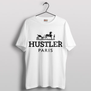 Meme Hustler Coach Paris Logo White T-Shirt