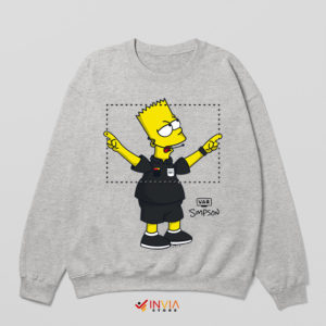 Meme VAR Football Bart Referee Sport Grey Sweatshirt