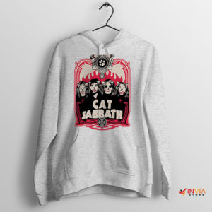 Miaowsters of Metal Black Sabbath Sport Grey Hoodie