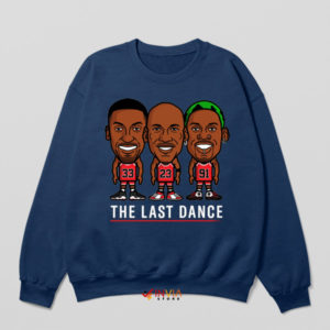 Michael Dennis and Scottie in Chibi Navy Sweatshirt