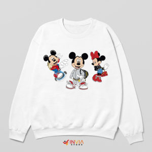 Mickey Minnie Luxury Fashion Art Sweatshirt