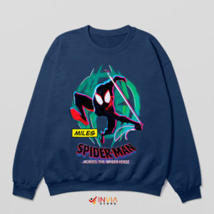 Miles Morales in Multiverse Spider Navy Sweatshirt