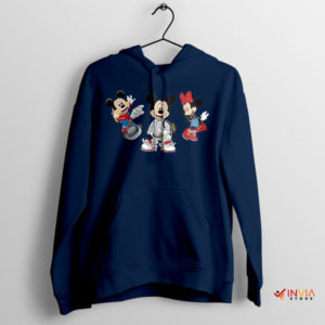 Minnie Mickey Mouse Luxury Fashion Navy Hoodie