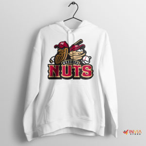 Modesto Nuts Perfect for Game Day White Hoodie