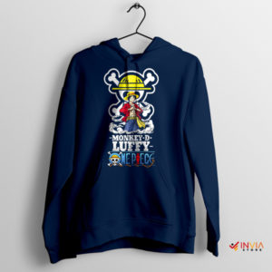 Monkey D Luffy Dreams One Pieace Navy Hoodie