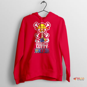 Monkey D Luffy Dreams One Pieace Red Hoodie