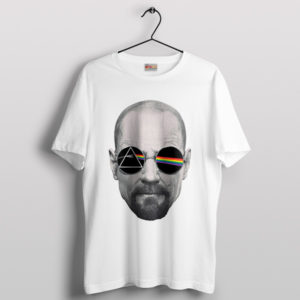 Moon Glasses Walter White Pink Floyd White T-Shirt