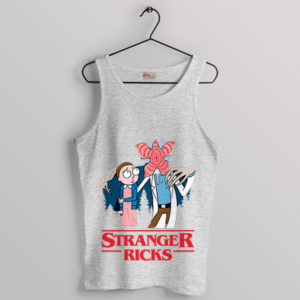 Multiverse Rick and Morty Stranger Things Sport Grey Tank Top