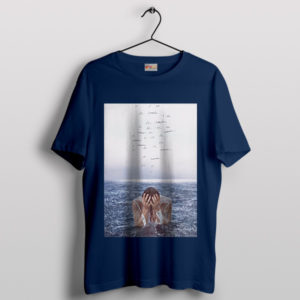 Musical Art Shawn Mendes Singing Vine Navy T-Shirt