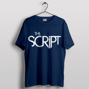 Musical Vibes The Script Merch Navy T-Shirt