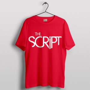 Musical Vibes The Script Merch Red T-Shirt