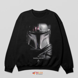 Mysterious The Mandalorian Helmet Sweatshirt