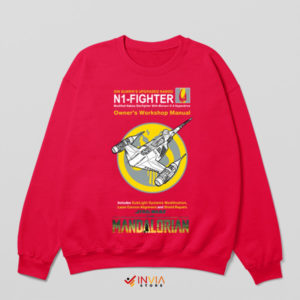 N1 Fighter Manual Legacy Star Wars Red Sweatshirt