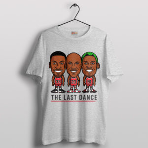 NBA Legends in Chibi The Last Dance Sport Grey T-Shirt